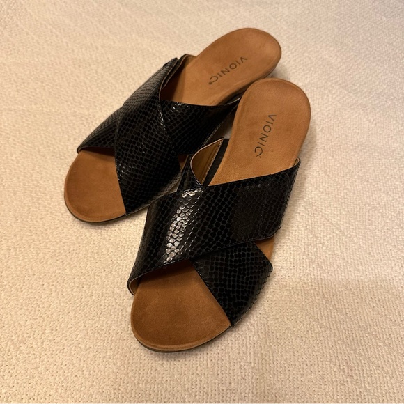 Vionic women’s open toe wedge sandal / dress shoe size 10 - Picture 10 of 10